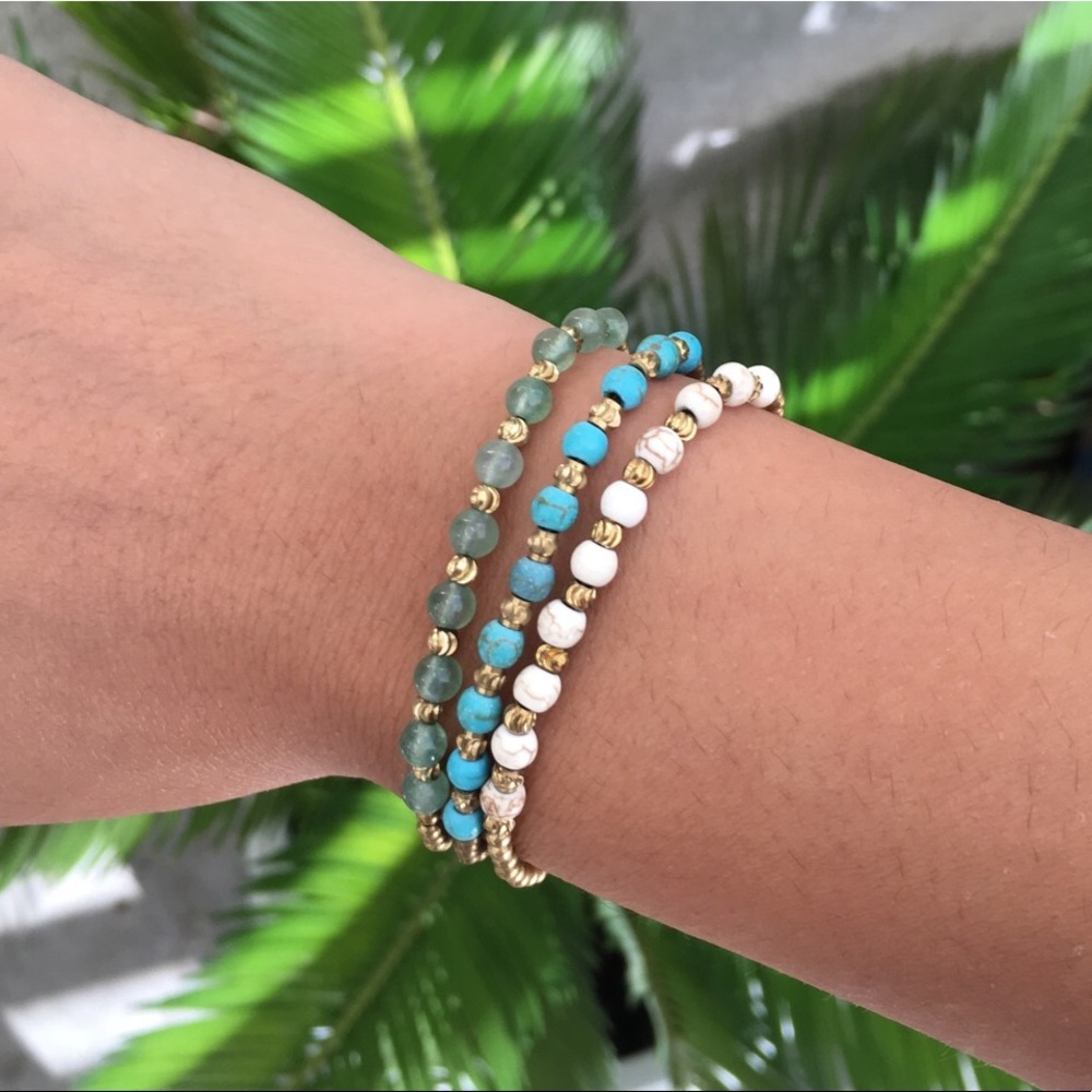 Hand woven beaded boho bracelets